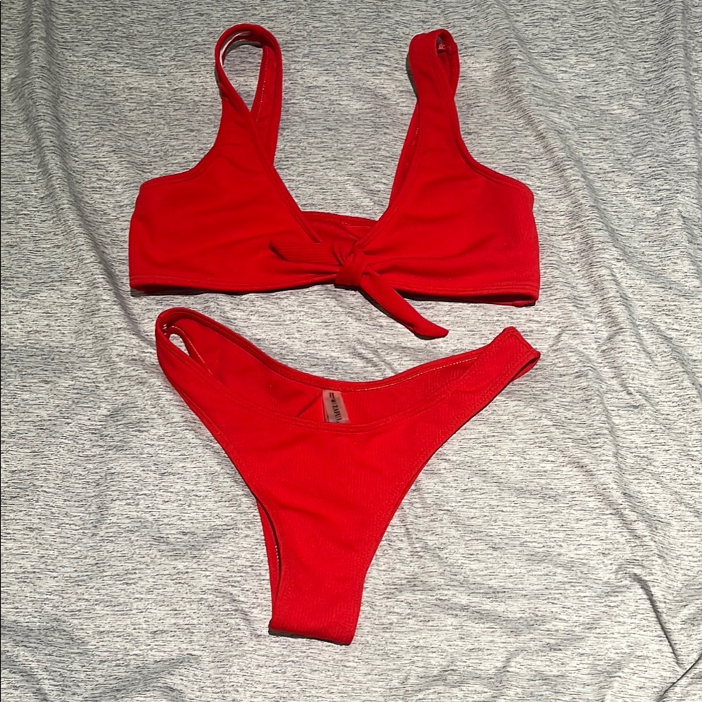 Zaful Red Bikini Set